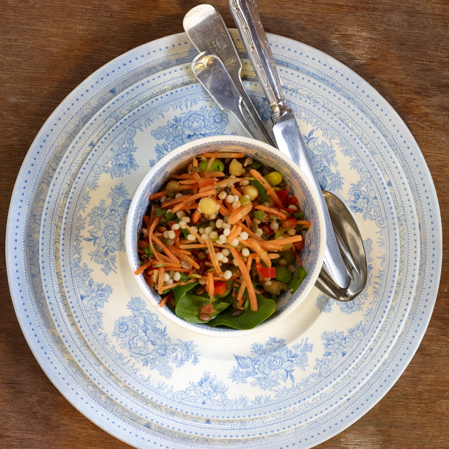 813010073 Burleigh Blue Asiatic Pheasant Plate 22cm/9" - Image 2