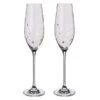 DARTINGTON Glitz Champagne Flute Glass Pair ST2557/5
