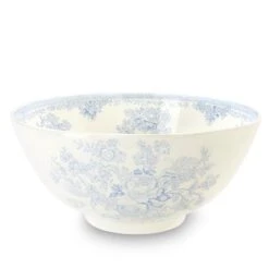 813010060 Burleigh Blue Asiatic Pheasant Large Footed Bowl 28cm