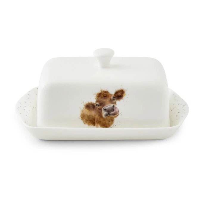 Wrendale - Covered Butter Dish (Cow) WN4382