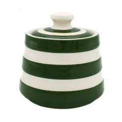 Cornishware - Adder Green Covered Sugar Bowl 852645