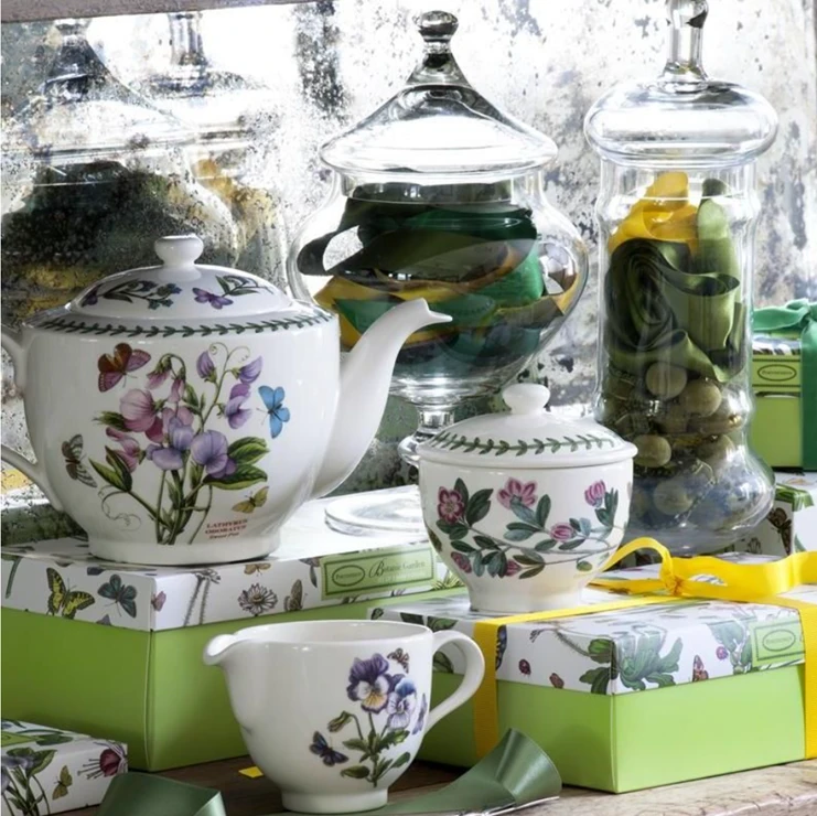 BOTANIC GARDEN Teapot 2 Pt (T) Sweet Pea BG00617 - Image 2