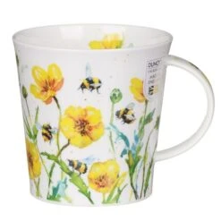 DUNOON Cairngorm Busy Bees Buttercup Mug