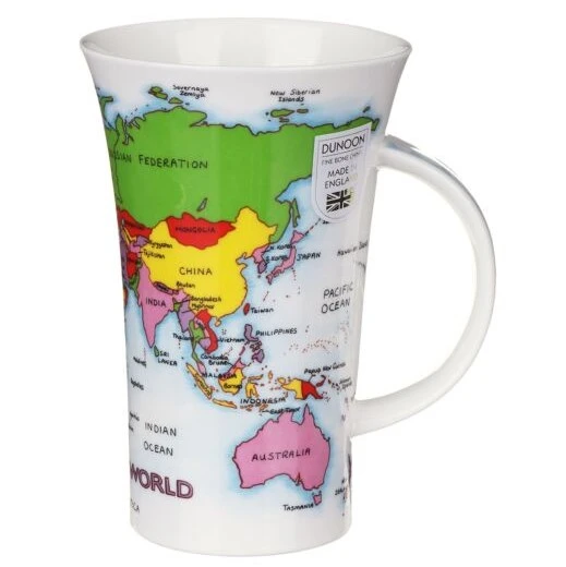DUNOON Glencoe Map Of The World Mug - Image 5