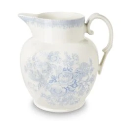 813010115 Burleigh Blue Asiatic Pheasant Etruscan Jug Large 2.2L