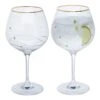DARTINGTON Glitz Gold Gin & Tonic Copa Glass Pair ST3305/13/N/P