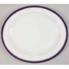 Royal Worcester Howard Cobalt Blue Gold Trim Oval Serving Dish
