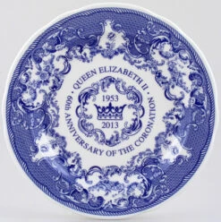 Spode Blue Room Queen's Coronation 60th Anniversary Plate 2013