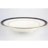 Royal Worcester Howard Cobalt Blue Gold Trim Rimmed Soup Bowl