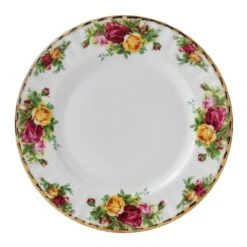 00102 Old Country Roses Plate 20cm/8"