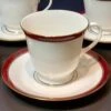 Royal Worcester Medici Ruby Teacup & Saucer Standard
