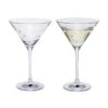 DARTINGTON Glitz Martini Glass Pair ST2557/6/N/P