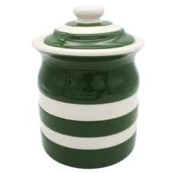 Cornishware - Adder Green Storage Jar Plain 30oz 082933