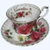 Royal Albert Flower Of The Month Mini Cup & Saucer November