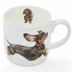 Wrendale - Mug That Friday Feeling Dachshund (Sausage Dog) 5629