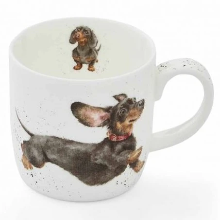 Wrendale - Mug That Friday Feeling Dachshund (Sausage Dog) 5629