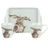 Wrendale - Mug & Tray Set Hare-Brained (Hare) 8892