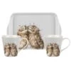 Wrendale - Mug & Tray Set The Twits (Owls) 8893